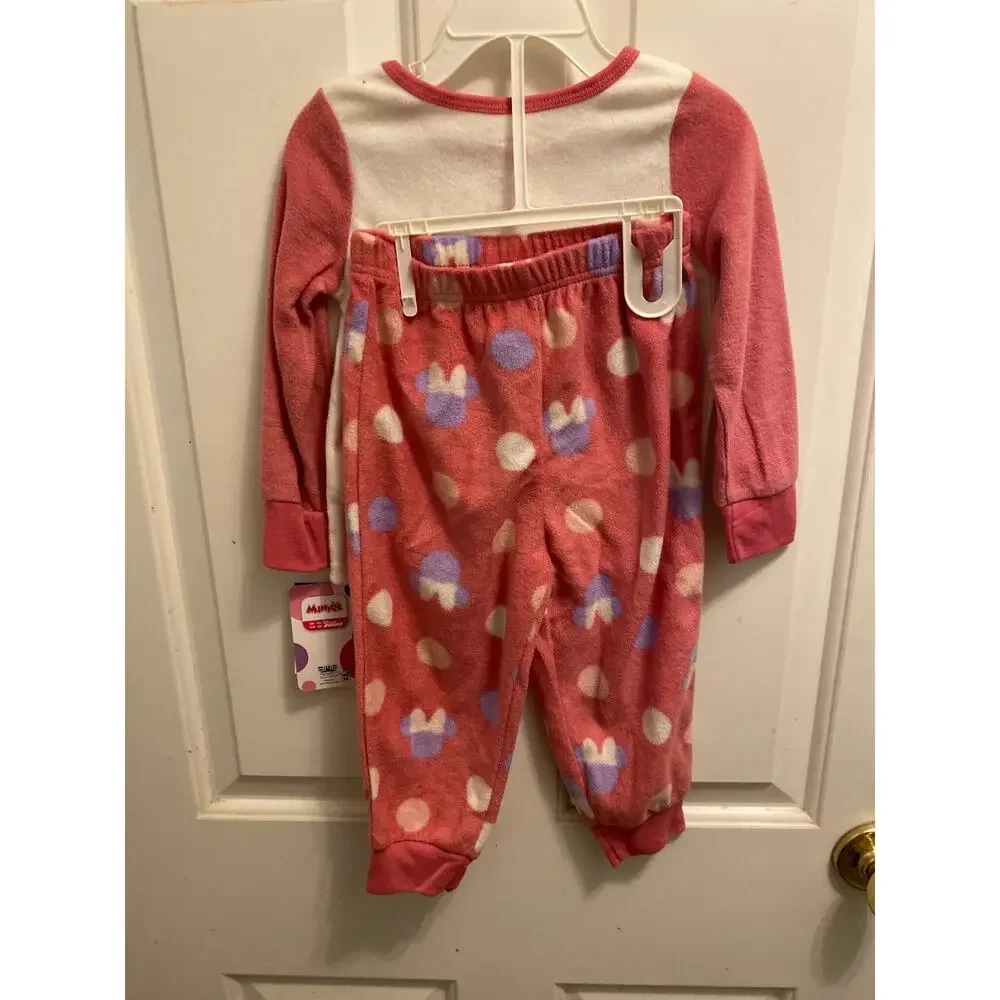 Brand New Disney Minnie Mouse Kids Size 3T Pajama Lounge Set Gift